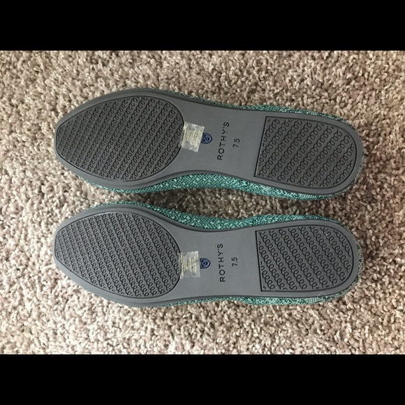 Rothy’s Mirage Metallic squares BNWB size 7.5 - Picture 2 of 3